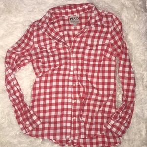 Red Old Navy Flannel